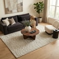 thumbnail image 3 of Rug Branch Casa Abstract Indoor Area Rug, Beige Cream, Modern - Living Room, Bedroom, Dining Room, and Kitchen, 3 of 7