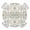 LightCyan LightBlue Beige, variant on Modern Teal Gold Round Tablecloth for 36-44 Inch Tables, Fitted Table Cover with Elastic Edge, Abstract Geometric Lines Waterproof Outdoor Table Cloth Protector for Patio Garden Dinner Picnic