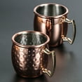 thumbnail image 2 of Ludlz 60ml Moscow Mule Mug Stainless Steel Beer Wine Water Milk Coffee Cup Drinkware, 2 of 2