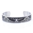 thumbnail image 6 of GKNET Stainless Steel 12mm Celtic Tree of Life Irish Knot Bracelet Bangle Cuff, 6 of 6