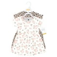 thumbnail image 2 of Hudson Baby Girls Cotton Dresses, Neutral Pink Floral, 9-12 Months, 2 of 4