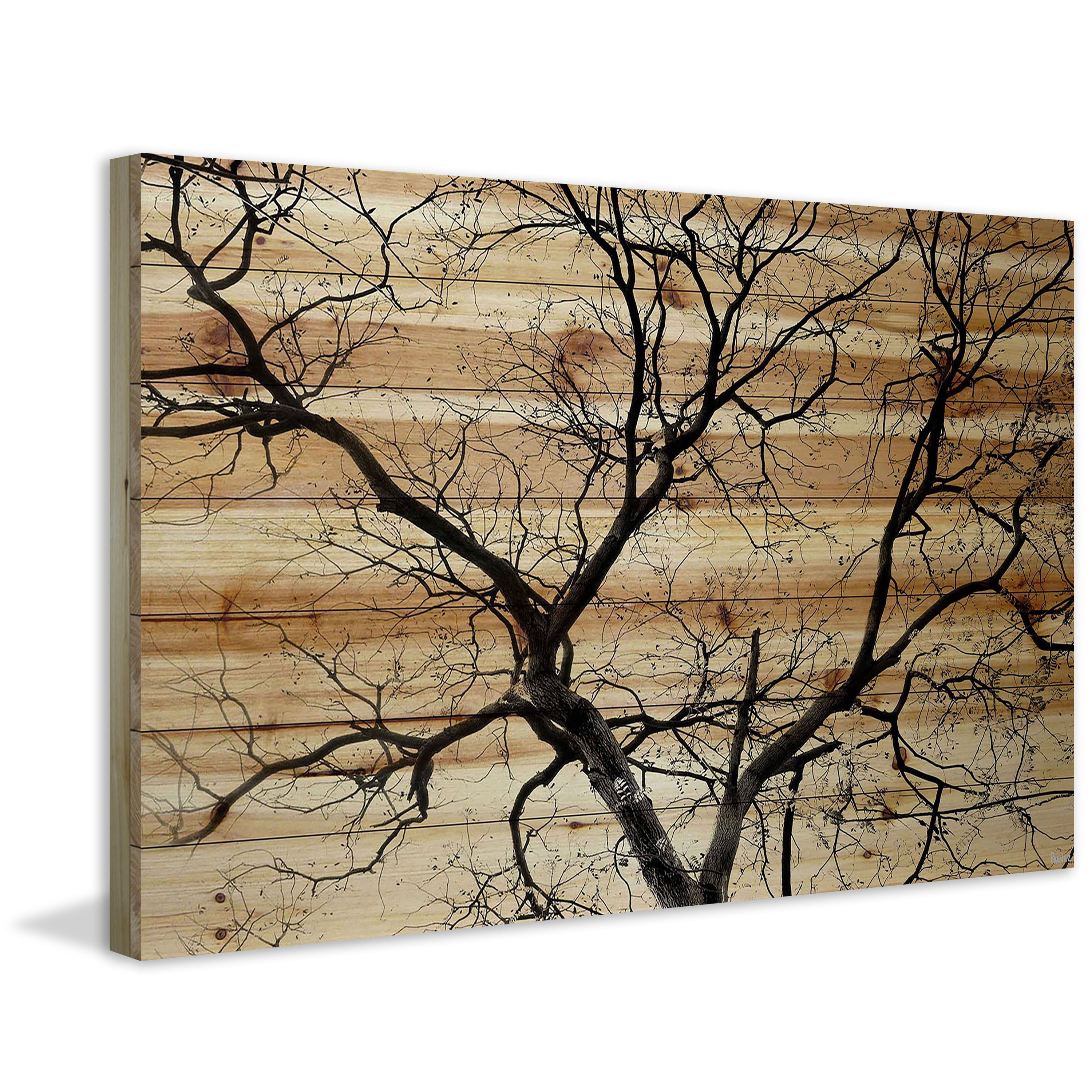 Parvez Taj Branching Out III Pinewood Wall Art, 16" x 24"