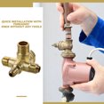 thumbnail image 2 of Valve de Pression de Compresseur d'Air 4 Voies Filetée Accessoire de Valve de Contrôle Anti-Retour, 2 of 8