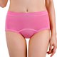thumbnail image 1 of Gibobby Pantaletas para mujer Pantalones fisiológicos para mujer antes y después de la menstruación pantalones sanitarios triangulares antifugas laterales alargados(Rojo de la sandía,M), 1 of 4