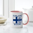 thumbnail image 4 of CafePress - Finland Suomi Flag Mug - 11 oz Ceramic Mug - Novelty Coffee Tea Cup, 4 of 4