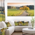 thumbnail image 1 of Winding Country Road in the Fall - Landscape Canvas Art Print, 1 of 4