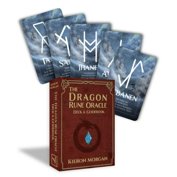 Pre-Owned The Dragon Rune Oracle: (28 Full-Color Cards and 108-Page Guidebook)