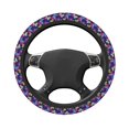 thumbnail image 2 of KLL Car Steering Wheel Cover, Universal 15 inch, Soft Elastic and Comfortable,Car Accessories Decorations-Paint Butterflies, 2 of 7