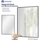 thumbnail image 3 of Espejo Rectangular de Pared Bluelander con Marco de Aluminio, Negro, 3 of 5