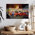 thumbnail image 3 of Elephant Stock Crazy Ed's Wall Art - Horizontal Canvas Wall Art - Home Office Wall Decor - Transportation Canvas - Gray And Brown Decor By Bruce Kaiser - 24" x 16", 3 of 8