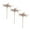 B, variant on PuSpu 3pcs Khaki Velvet Poinsettia 75cm Plastic Glitter Picks Artificial Christmas Flowers for Tree Wreath Vase Holiday Décor