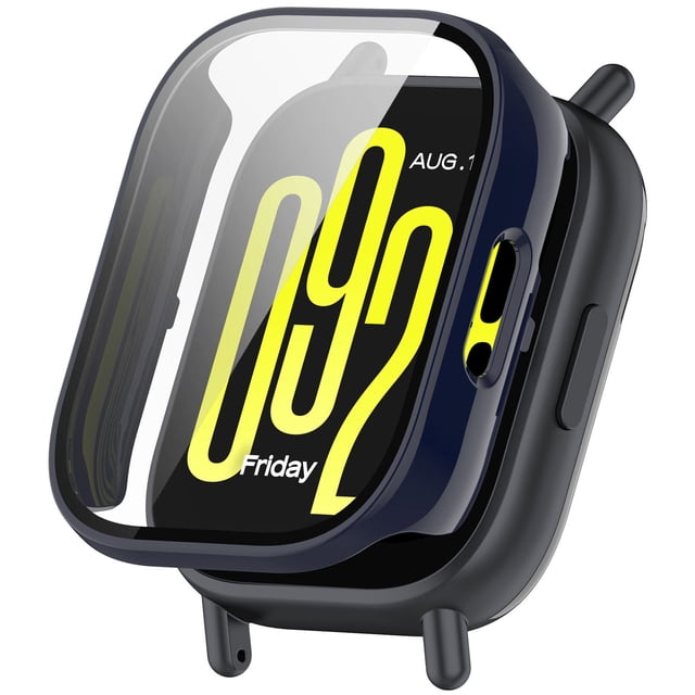 Integrated PC + Tempered Glass Protective Compatible for Smartwatch Easy Installation
