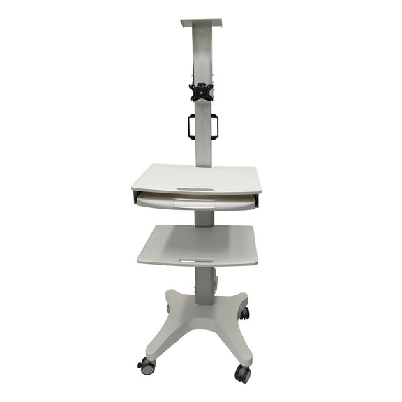 Mobile Computer Cart Workstation Hospital Medical Monitor Trolley Telemedicine Terminals