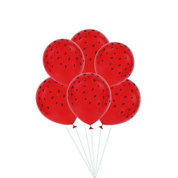 Kit de globos de decoración para fiesta de sandía, globos de látex de sandía para fiestas de verano, bodas, baby showers, fiestas de cumpleaños.