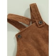 thumbnail image 6 of Bagilaanoe Toddler Baby Girl Boy Corduroy Jumpsuit Sleeveless Suspender Romper Overalls 1T 2T 3T 4T 5T Kids Long Pants Casual Outfits, 6 of 8