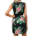thumbnail image 4 of IROINNID Summer Dresses for Women 2024, Floral Wedding Guest Maxi Dresses for Women with Sleeveless and V-Neck Belt Summer Outfits Dress, 4 of 4