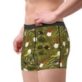 thumbnail image 2 of Yiaed Gnomes Playing in the Garden Print Men's Soft Cotton Boxer Shorts Breathable Boxers Underwear Moisture-Wicking Underwear Stretch Boxer Briefs for Man-X-Large, 2 of 5