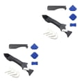 thumbnail image 1 of Speravity Kit de herramientas de calafateo Herramientas Sellador de silicona Acabado Herramienta hecha a mano Raspador de lechada Juego de removedor de Type1 NO1 Speravity CBP084295, 1 of 6