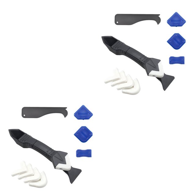 Speravity Kit de herramientas de calafateo Herramientas Sellador de silicona Acabado Herramienta hecha a mano Raspador de lechada Juego de removedor de Type1 NO1 Speravity CBP084295