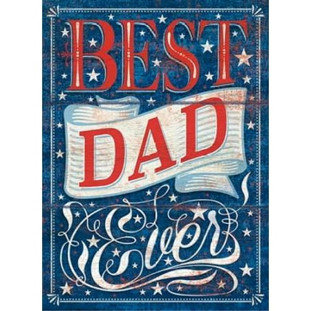 Best Dad Ever Stretched Canvas - PS Art Studios (9 x