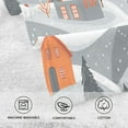 thumbnail image 5 of Yayeee 2 Pack Hand Towels for Bathroom 100% Cotton 16" x 28" Kitchen Towel, Gray Snow Houses, 5 of 7