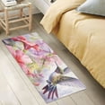 thumbnail image 6 of Hibiscus Flowers and Bird Luxury Kitchen Rug Non Slip Bathroom Plush Mat Shaggy Bedroom Carpet 39"x20", 6 of 6