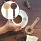 thumbnail image 5 of 2 cucharas de madera para café en polvo, cucharas medidoras de madera para cocina, hogar, cuchara para café, 5 of 6