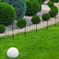 thumbnail image 5 of Oumilen Decorative Garden Fence 10 Pack, Total 10ft (L) x 24in (H) Rustproof Metal Wire Fencing Border Animal Barrier, Square, 5 of 5