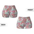 thumbnail image 3 of Sikiie Cartoon Hearts Print Workout Shorts Women Scrunch Butt Gym Shorts Seamless High Waist Tummy Control Yoga Biker Athletic Shorts, 3 of 5