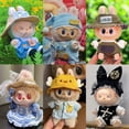 thumbnail image 2 of Hot Original Labubu Monster Have A Seat Series Cute Rabbit Spirit Doll Toy Ornaments Only Clothes Cute Doll Toy Birthday Gift, 2 of 4