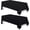 Black-[2 Pack] 60x102 - for 6ft Table, variant on Wealuxe Black Table Cloth For 8 Foot Rectangle Tables  60x126 Inches Water Stain And Wrinkle Resistant 200 Gsm Washable Poly Fabric Tablecloth Rectangular Elegant Durable