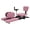Pink, variant on ToppiJoy Adjustable Leg Stretcher Hold up to 220LBS, Stretching Equipment with Comfortable Seat Cushion for Dance, Yoga Home Gym Pink
