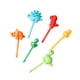 thumbnail image 1 of Cateissary Paquete de 6 mini tenedores para frutas, pasteles, ensaladas, postres, tenedores, decoración de plástico, palillos para comida para Cocina y Comedor, 1 of 5