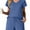 10-Navy Blue, variant on MINTREUS Women's Knit Pajamas Set Ruffle Sleeves Sleepwear Casual 2 Piece Pjs Soft Loungewear with Pockets
