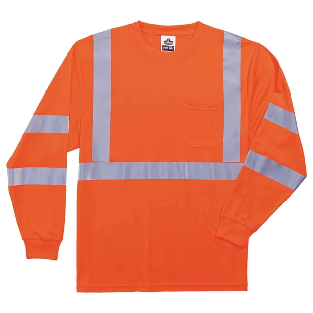 Camisa de seguridad Ergodyne GloWear 8391 ANSI de alta visibilidad naranja