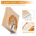 thumbnail image 4 of Orange Tree Abstract Acrylic Napkin Holder Clear Paper Tissue Dispenser Kitchen Dining Room Bathroom Party Hotel, 4 of 8