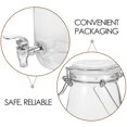 thumbnail image 6 of UEETEK  Glass Juice Can with Faucet, Assorted Color, Keeps Food Fresh, for Storage Use 1Pc, 6 of 8