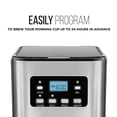 thumbnail image 5 of Open Box Chefman 12-Cup Programmable Digital Coffee Maker w/ Auto Shut Off - Stainless Steel, 5 of 6