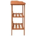 thumbnail image 3 of vidaXL Plant Stand Natural Wood Firwood Standard Durable Plant Stand 29.9"x14.6"x35", 3 of 7