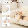 thumbnail image 3 of Cat Couch Bed, Pet Sofa for Indoor Cats Wooden Indoor Elevated Cat Beds with Removable Mattress Cover Suitable for Kitty, Puppy or Small Animal (Beige, Large), 3 of 14