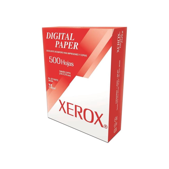 5000 Hojas de Papel Xerox Multiusos de 75g/m², Tamaño Carta. Xerox 3M2000