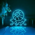 thumbnail image 6 of Evil Eye Led Light Box, Dimmable Neon-Like Light Signs USB Power for Wall Decor Bedroom Decoration, RGB Light (WxH) 6"x6", 6 of 8
