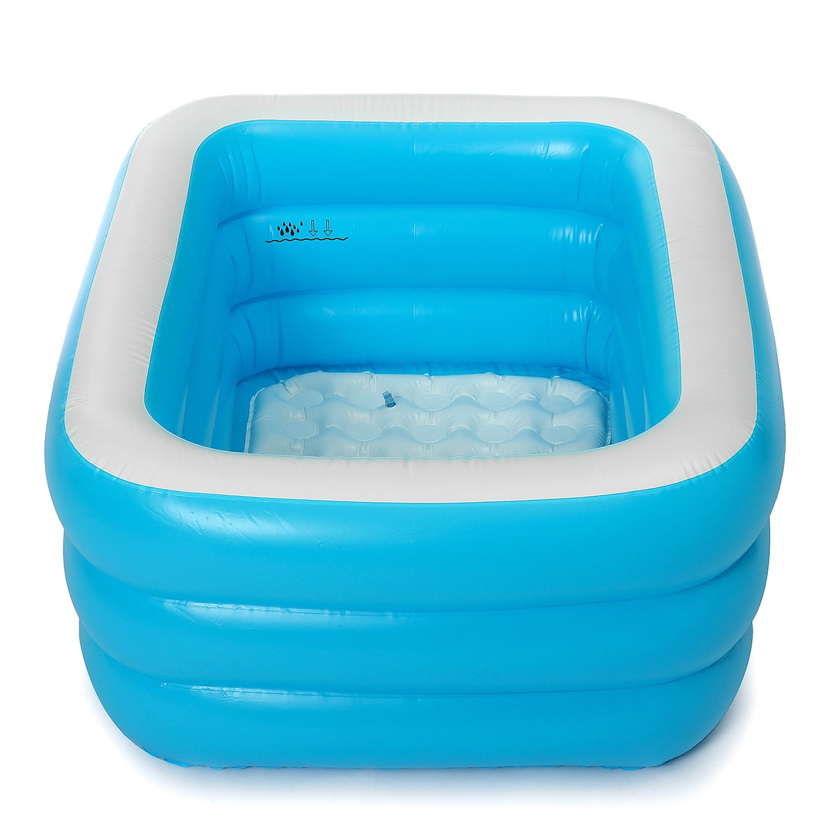 Adults,Toddlers Inflatable Lounge Pool 59.06x41.34x23.6 Family Swimming Pool Outdoor Babies Garden Inflatable Swimming Pools Swim Center for Kids Backyard 