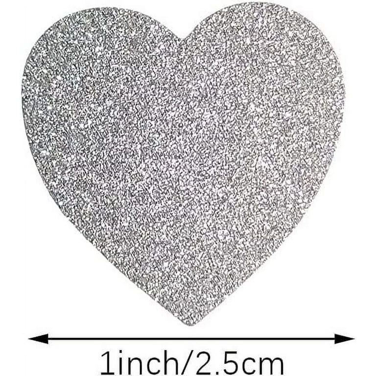 Envelope seals stickers glitter 1 inch 25 mm, Red colored Labels