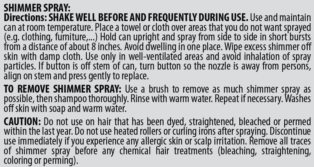 Shimmer Spray, Gold, 3 oz, by Goodmark
