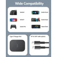 thumbnail image 2 of 60w Charger for Nintendo Switch 2 Charger Power AC Adapter Fast Charging with 5FT USB C Cord Cable Compatible with Lite, OLED, Steam Deck - Support TV Mode, 2 of 6