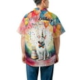 thumbnail image 5 of Happy Birthday to Bull Terrier Kitten Party Balloons Cake Hawaiian Shirt Breathable Summer Unisex Merch Bully Dog Lovers Gifts Idea - 00027, 5 of 6