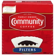 Community Oxygen Whitened Premium Design Coffee Filters, 100ct