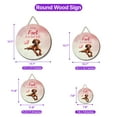thumbnail image 5 of Every Fart is Love Note Vizsla Guilty Face Happy Valentine's Round Wood Sign Vizslas Dog Lover Gifts Idea Hanging Wall Home Decor - 01016, 5 of 5