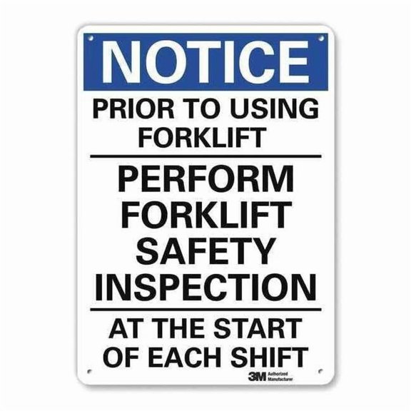 Lyle Notice Sign,14 inx10 in,Aluminum U5-1467-RA_10X14
